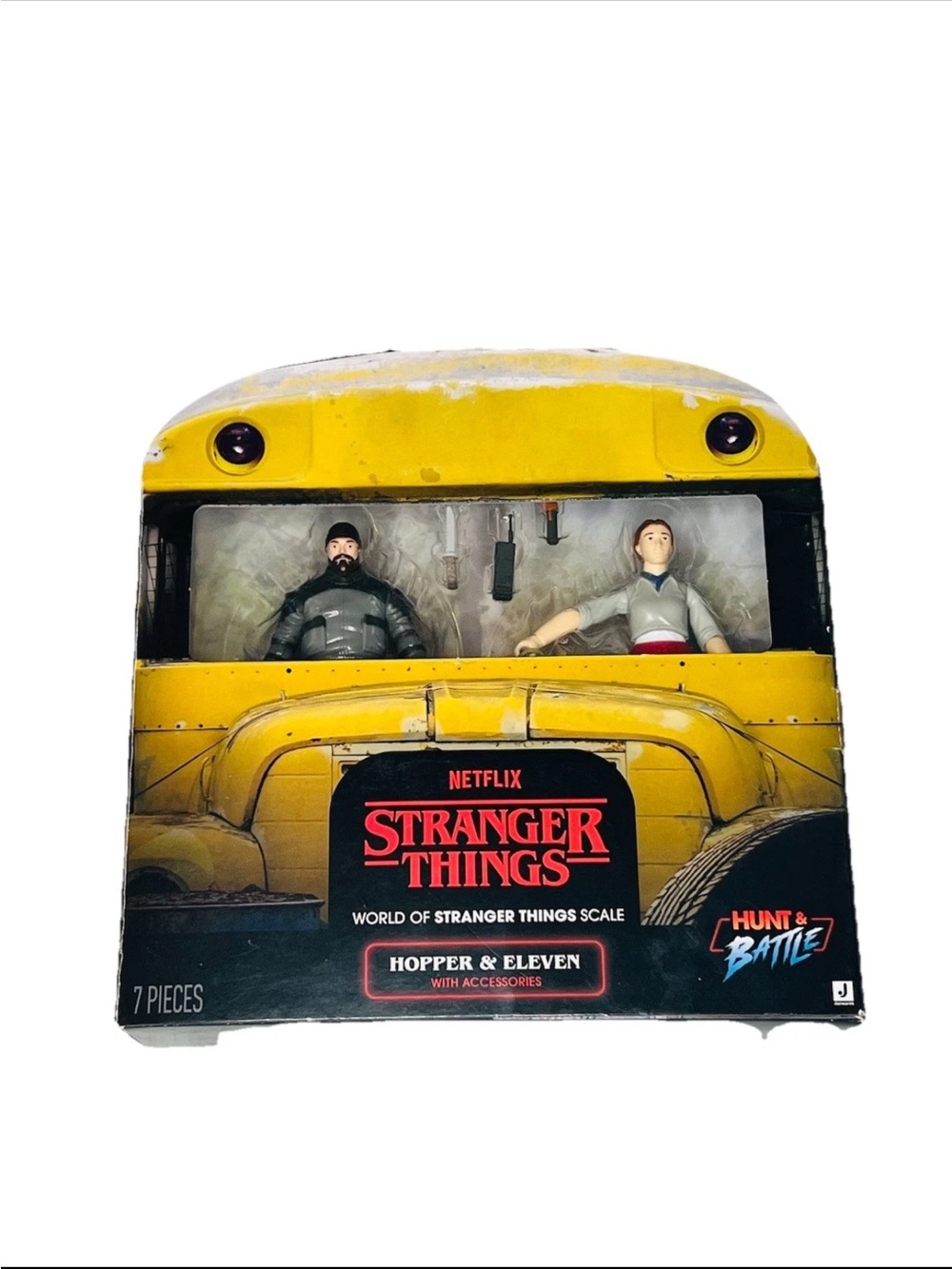 Stranger Things Hopper & Eleven Hunt & Battle by Jazwares- Season 5 Netflix NIB
